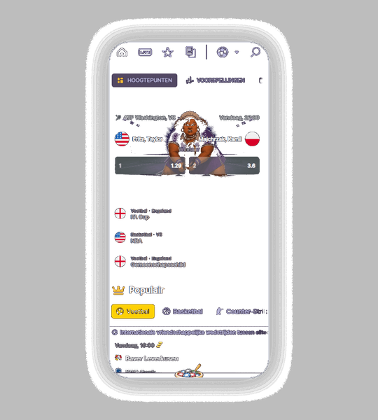 MamaBet Casino sportweddenschappen platform met live voetbal en tennis